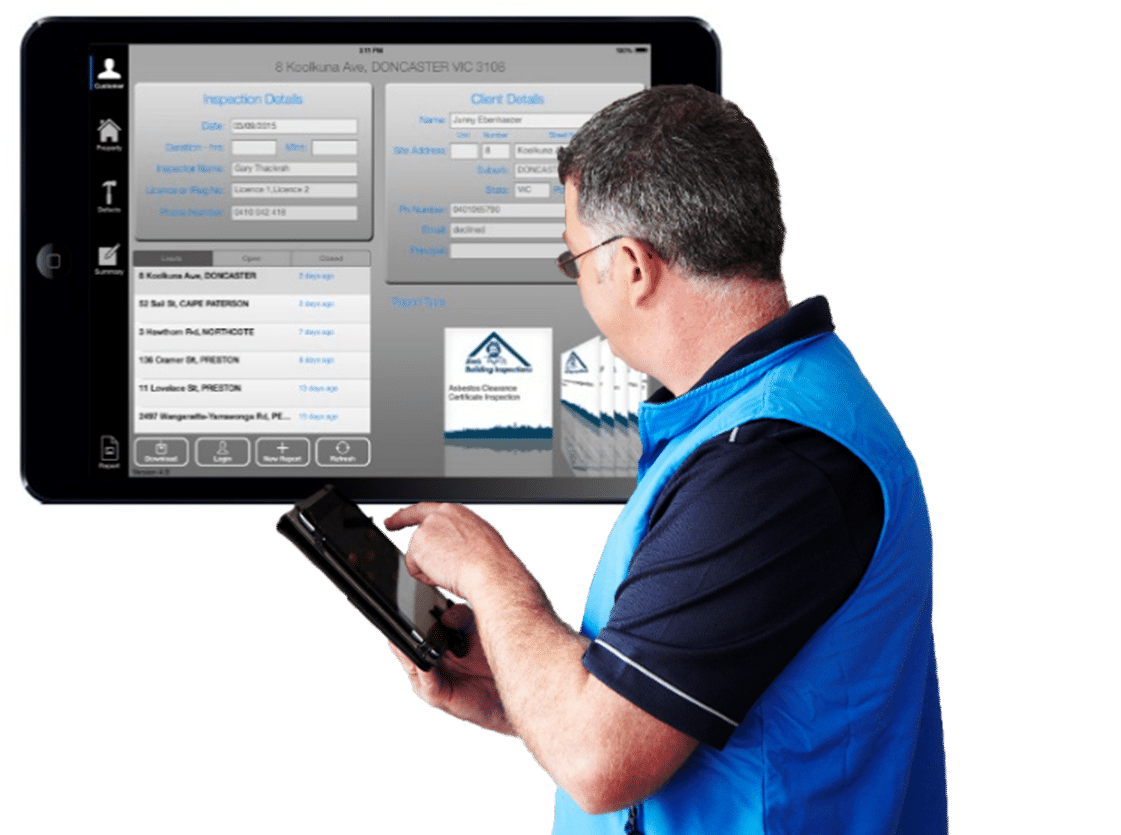 Jim's Building Inspections NZ report interface